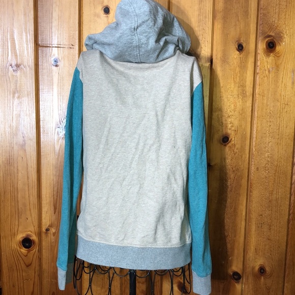 Patagonia Full Zip Sweater Hoodie Organic Cotton small color block sweatshirt​ - Picture 6 of 6